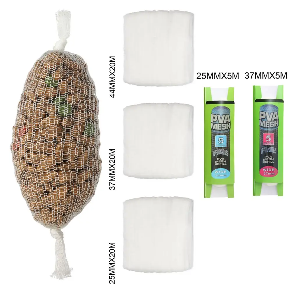 Nuevo aparejo de repuesto, cebos, herramientas de pesca, bolsa de envoltura de cebo Soluble, carpa, pesca gruesa, saco Soluble en agua, malla de señuelo PVA