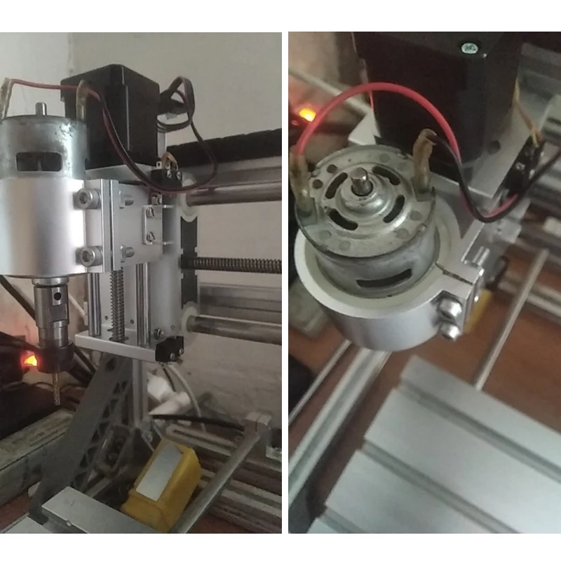 CNC 3018 MAX อลูมิเนียมแกน Z แกนมอเตอร์ Mount 200W แกนผู้ถือ 52 มม.สําหรับ CNC 3018 MAX