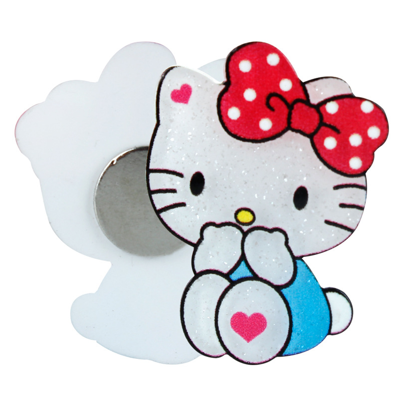Hello Kitty Melody Kuromi PMMA Fridge Magnet Home Decore Mini Refrigerator Home Decoration Sticker Magnets For Fridge Souvenir