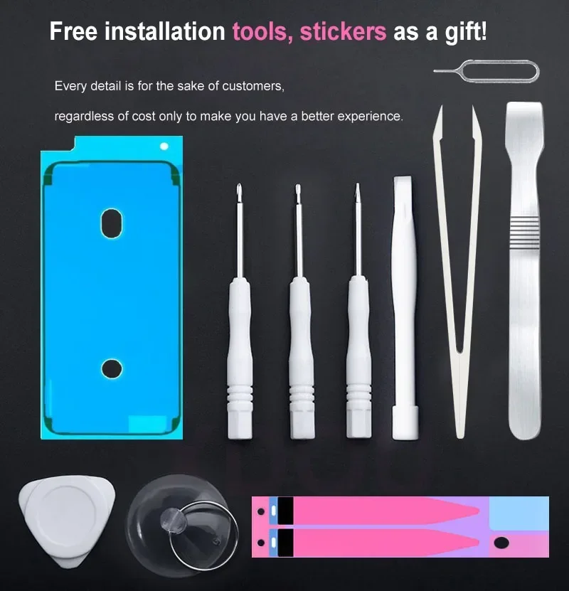 Новый 0-циклетный аккумулятор для IPhone 12 13 Mini Pro Max, аккумулятор большой емкости для 12 mini 13mini 12Pro 13Pro, наклейка, бесплатные инструменты