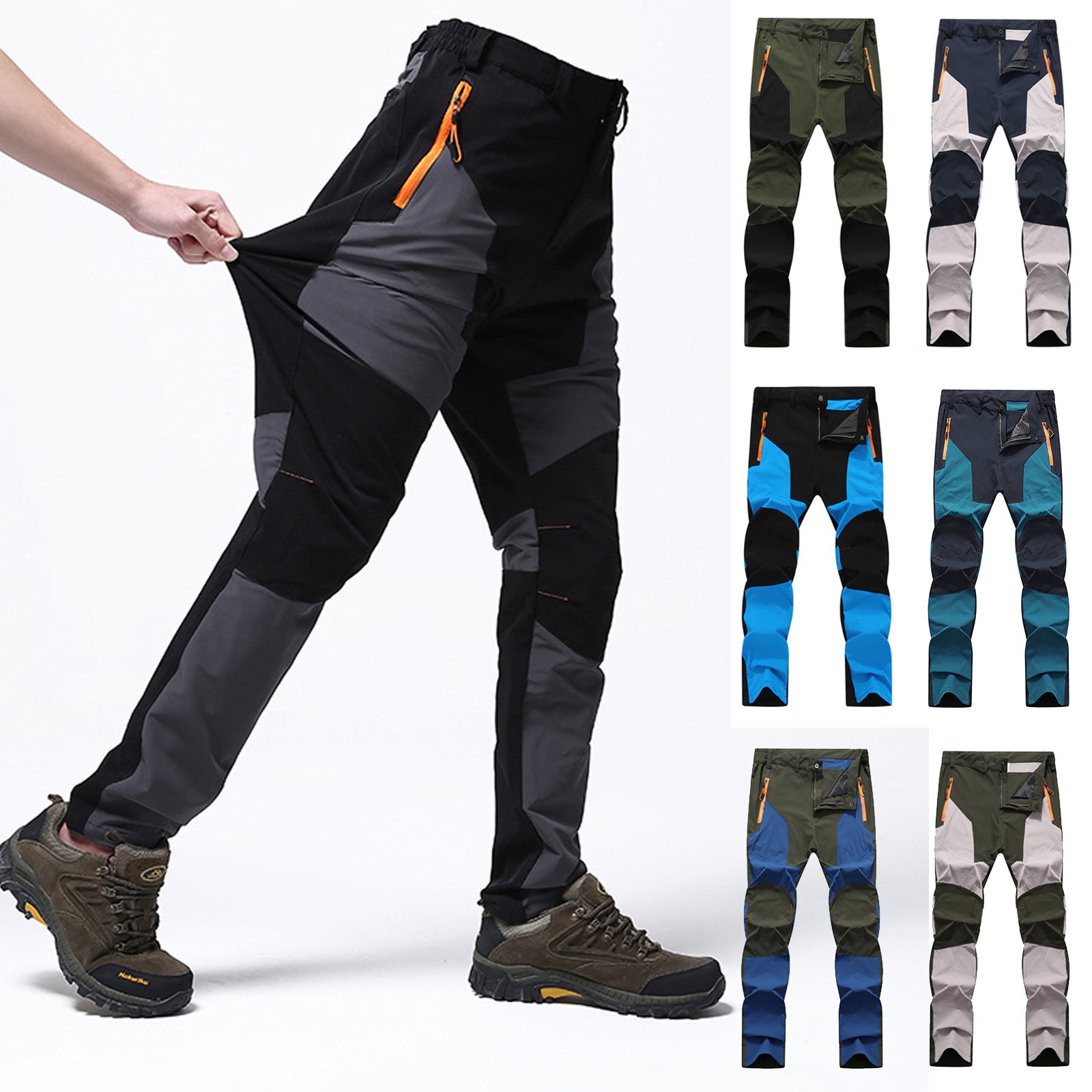 4 temporada casual caminhadas calças moda masculina manter quente calças de pesca ao ar livre esportes tático à prova dwaterproof água montanha trekking calças
