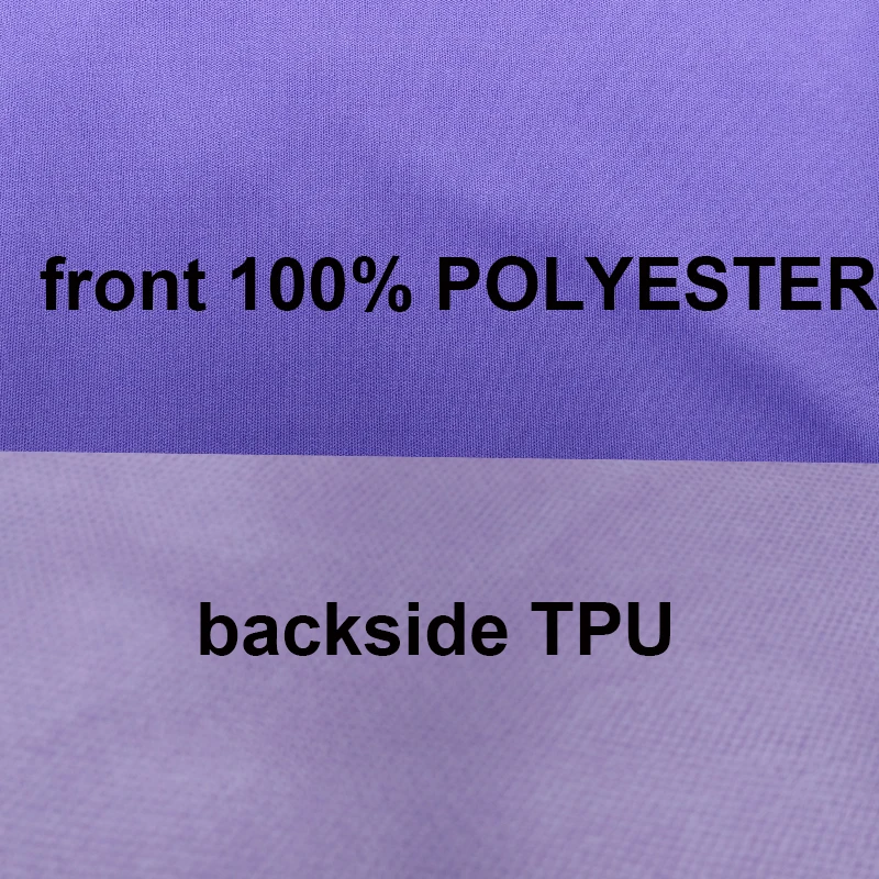 ผ้า Pul สีทึบ1*1.5เมตรผ้าโพลีเอสเตอร์ระบายอากาศกันน้ำสำหรับ Baju anak DIY และกระเป๋าผ้าอ้อม