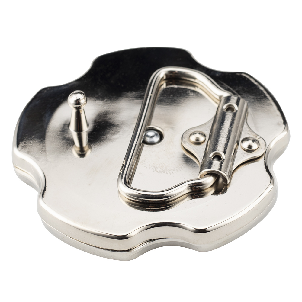 Herren-Gürtelschnalle aus Legierung, Pistolenrad, modisch