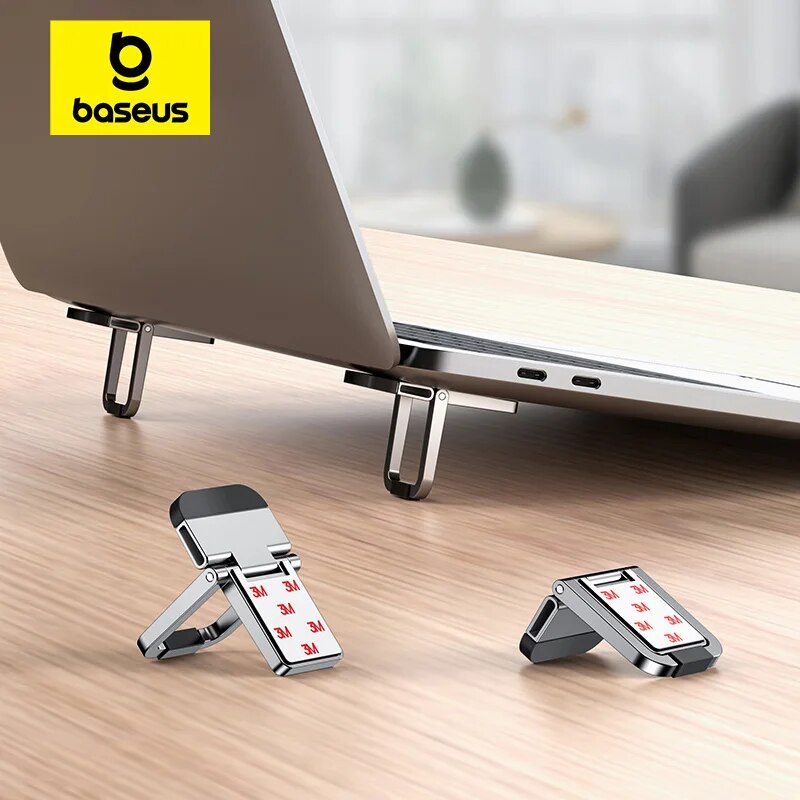 Bas192.- Support pliable pour ordinateur portable, support pour ordinateur portable, support de base pour ordinateur portable, rehausseur réglable, support rapide de refroidissement, support universel pour ordinateur portable et tablette