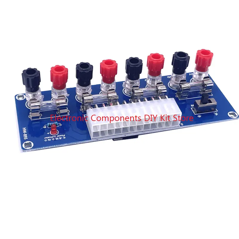 XH-M229 Alimentatore per telaio desktop Scheda adattatore ATX Scheda pickup a 24 pin Modulo cavo Morsettiera di uscita alimentatore