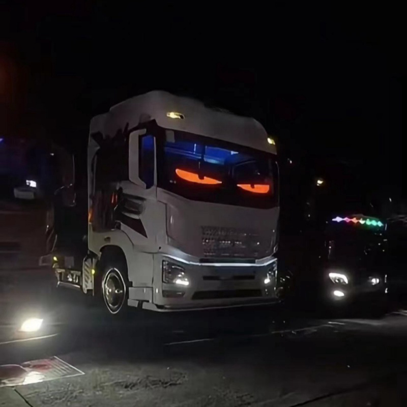 Dämon Augen Auto LED Logo APP LED Matrix Pixel Panel Nachtlicht DIY Programmierbare Flexible LED Display für Auto Lkw Zubehör