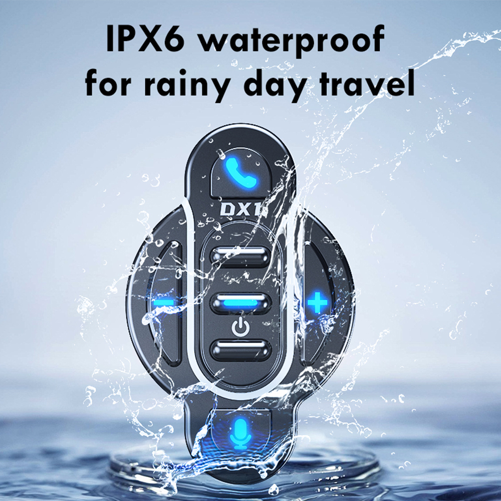 Universal Smart Bluetooth 5.4 Remote Control Waterproof Wireless Media Controller for Helmet Earphone Motorcycle Bike Handlebar