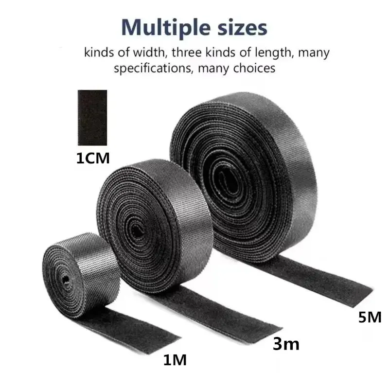1/5M 케이블 주최자 케이블 관리 와이어 와인 더 테이프 이어폰 마우스 코드 관리 타이 보호대 iPhone Xiaomi Samsung