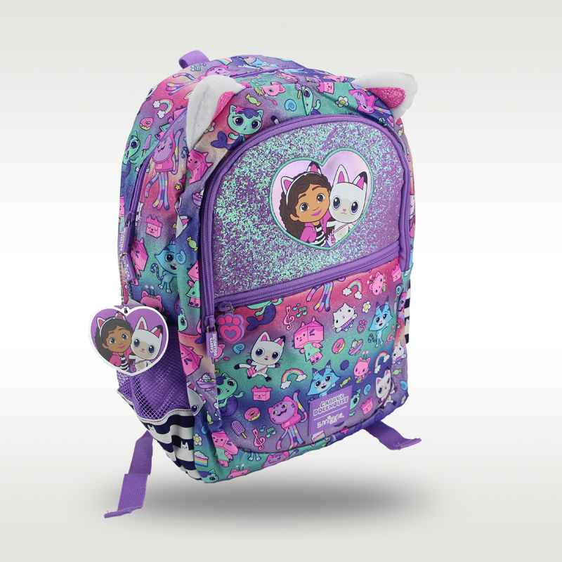 Australia Smiggle, popularny, oryginalny plecak dziecięcy, uroczy plecak, torba podróżna, fioletowa lalka, duży tornister 16 cali