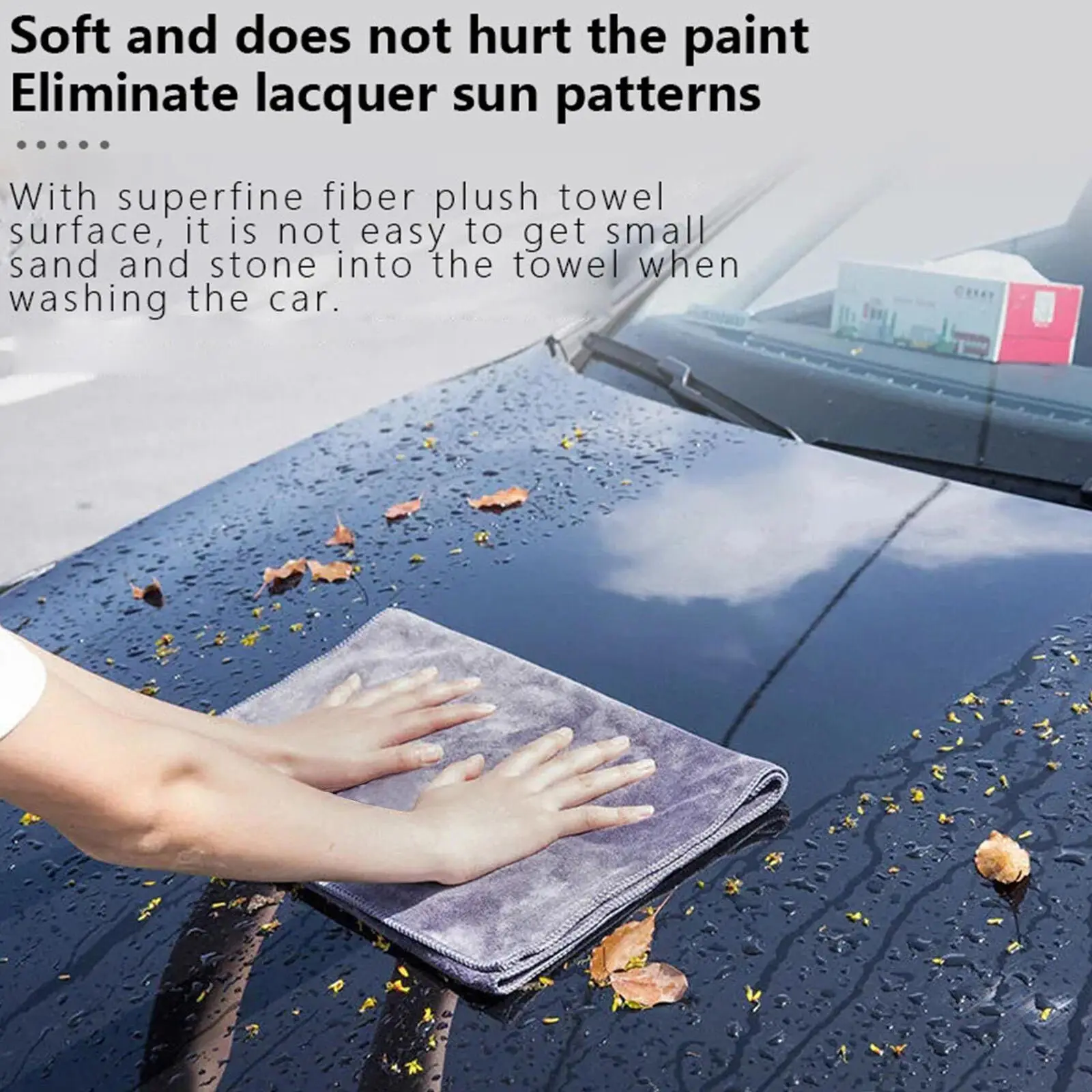 Toalha de microfibra de alta qualidade para lavagem de carro, pano de secagem para limpeza de carro, pano para cuidados com os carros, detalhamento de alta absorção de água, lavagem de carro t