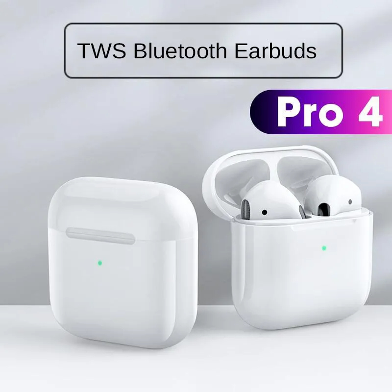 Original Pro 4 TWS Wireless Headphones Earphone Bluetooth-compatible 5.3 Waterproof Headset with Mic for Xiaomi iPhone Earbuds