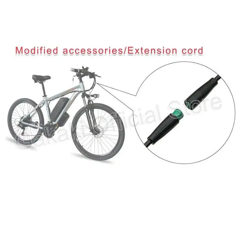 2 pines, 3 pines, 4 pines, 5 pines, 6 pines, 1 macho a 2 hembra, enchufe para bicicleta eléctrica para Sensor de señal de freno de patinete, Cable divisor M8 Y para bicicleta eléctrica