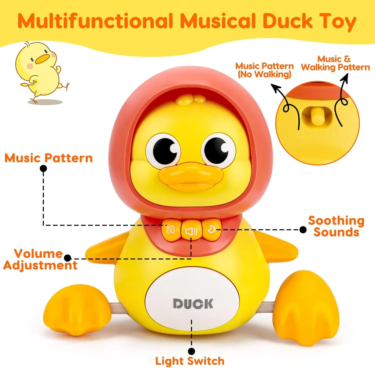 Baby Crawling Toys with Music Early Learning Development Interactive Walking Toy  Infant Learn to Walk for Girls Boys Christmas