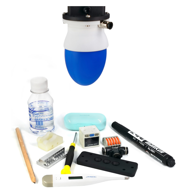 Garra de Robot Flexible multifuncional de carga de 300g, pinza robótica para manipulador manual, garra con Kit de Controlador neumático