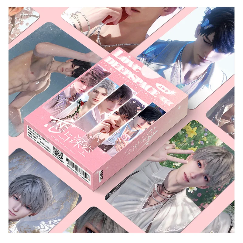 55 шт./компл. игра Love And Deepspace Zayne Rafayel Qín Chè Lomo Card персонаж лазерная фотокарта коллекция для фанатов подарок