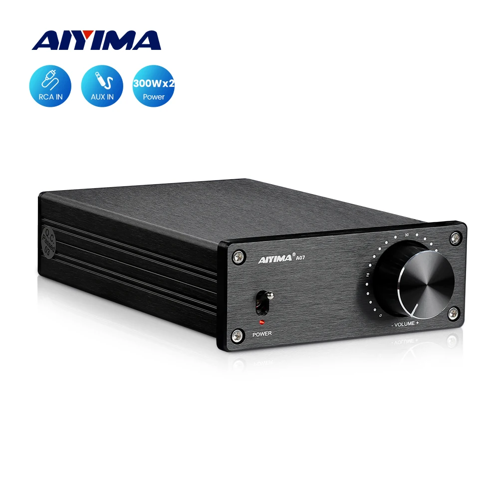 AIYIMA TPA3255 Audio Amplifier Bluetooth Amplify A07 A07 PRO A07 MAX A08 PRO Sound Amplificador 2.0 Stereo Home Power Amp 300Wx2