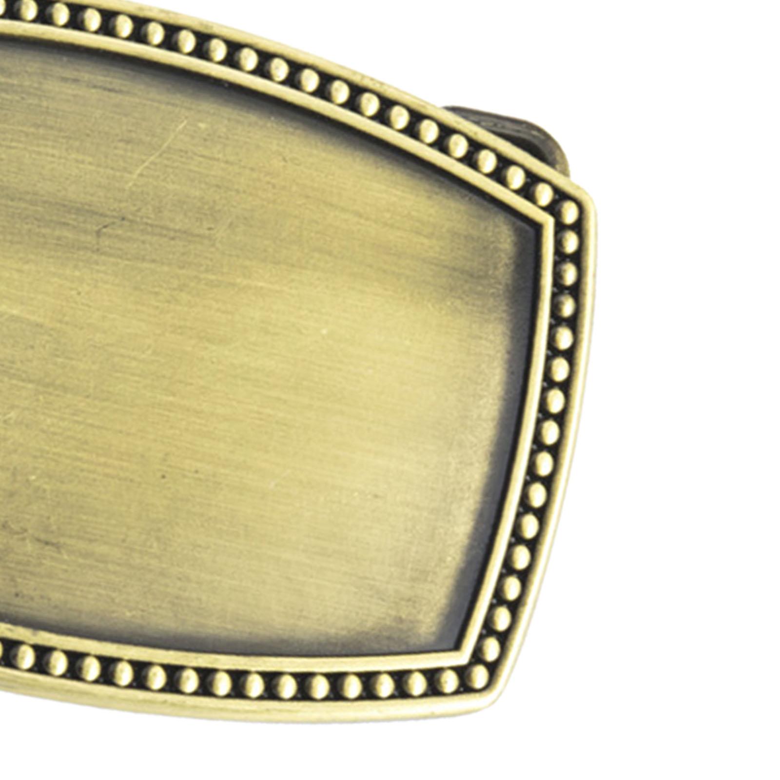 Belt Buckle Blank DIY Rectangle Western Rodeo Belt Buckles for Women Men