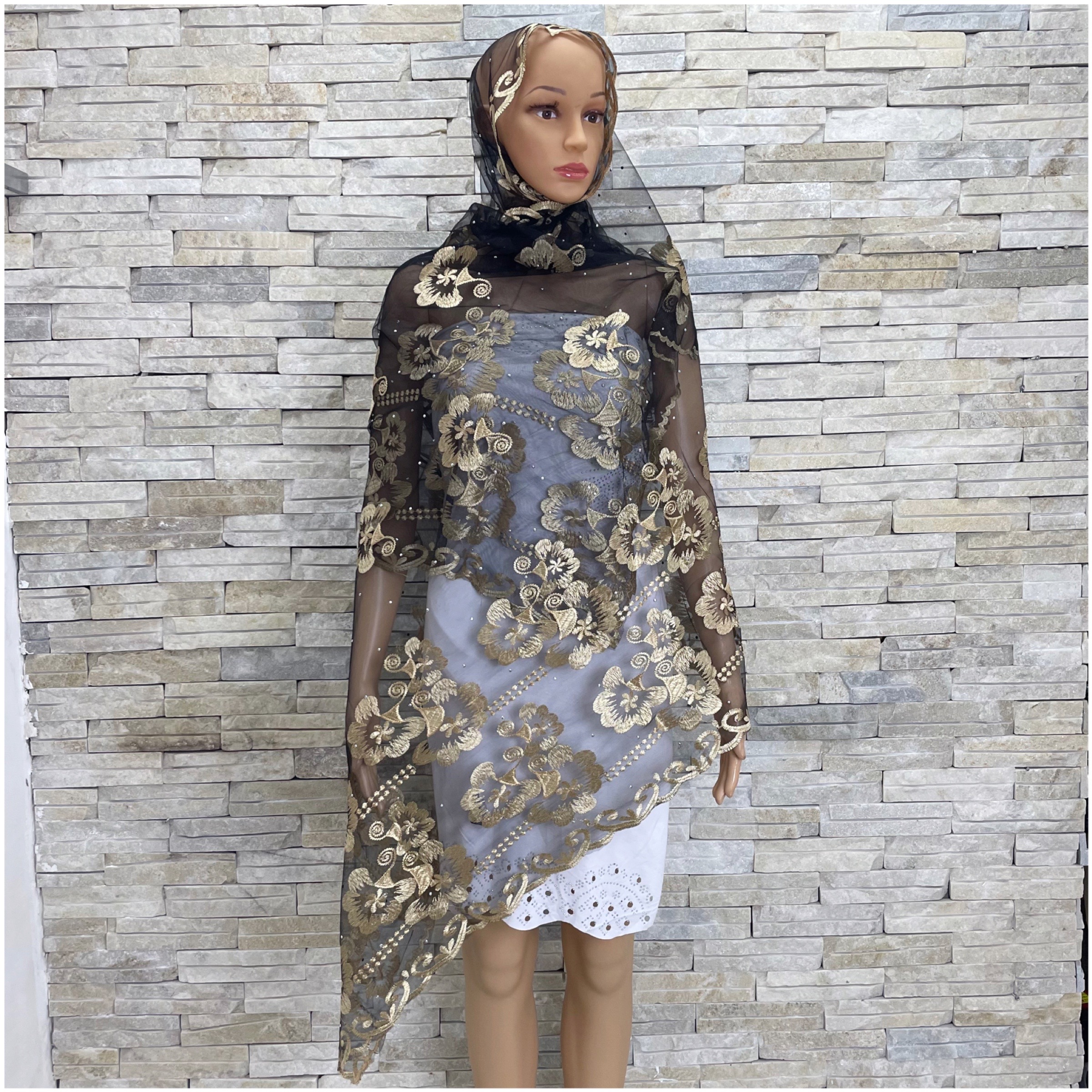 2024nova alta qualidade africano musselina lenço islâmico dubai ramadan net hijab pashmina extremamente macio turbante feminino envolve