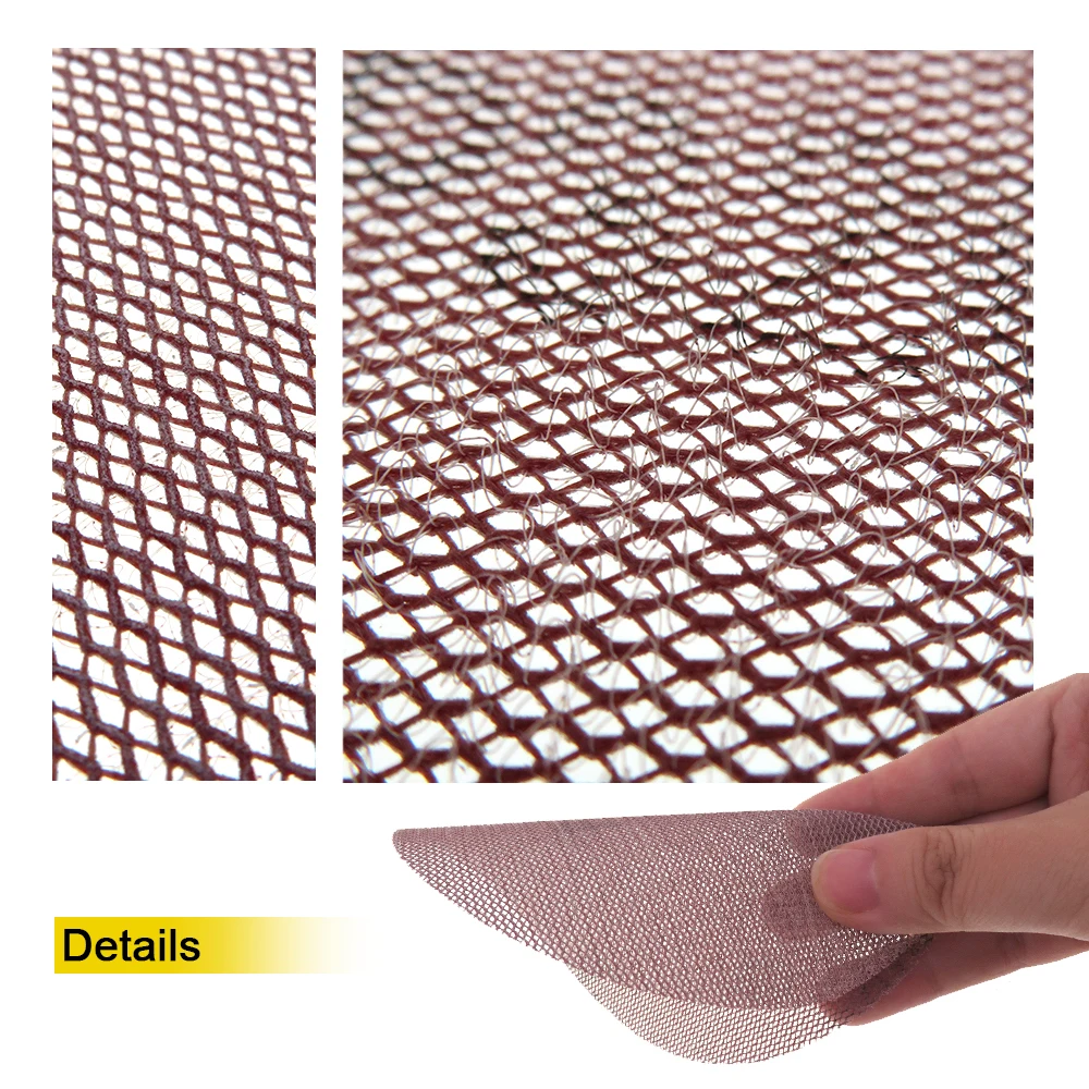 10 ชิ้น 5 นิ้ว 125 มิลลิเมตรแผ่นขัดตาข่าย Hook & Loop Abrasive Dust Free Disc Anti - Blocking Sharp บดกระดาษทรายสําหรับเฟอร์นิเจอร์ไม้