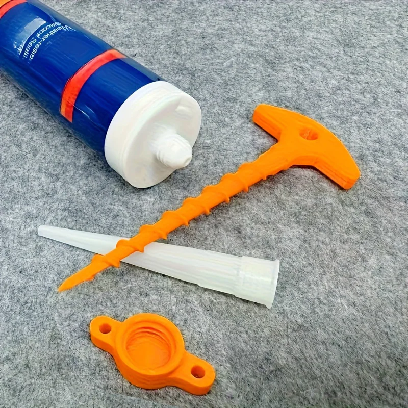 Orange Glass Cap Disassembly Tool - Durable Plastic Seal Cover Portable Decorative Tool Essential for DIY Enthusiasts