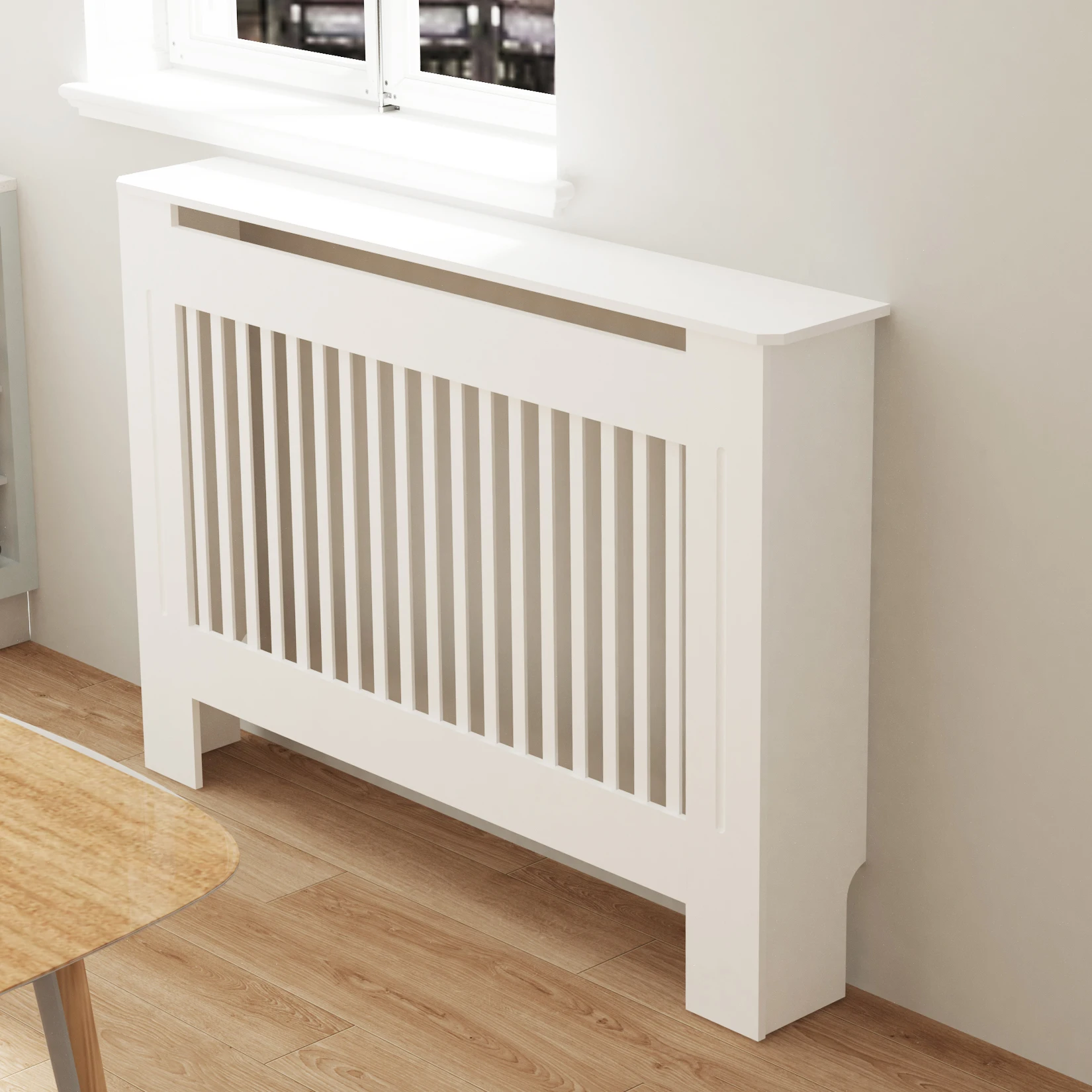 S/m/l/xl weiße Heizkörper abdeckung Wandschrank mdf moderne Holz schrank Grill abdeckung