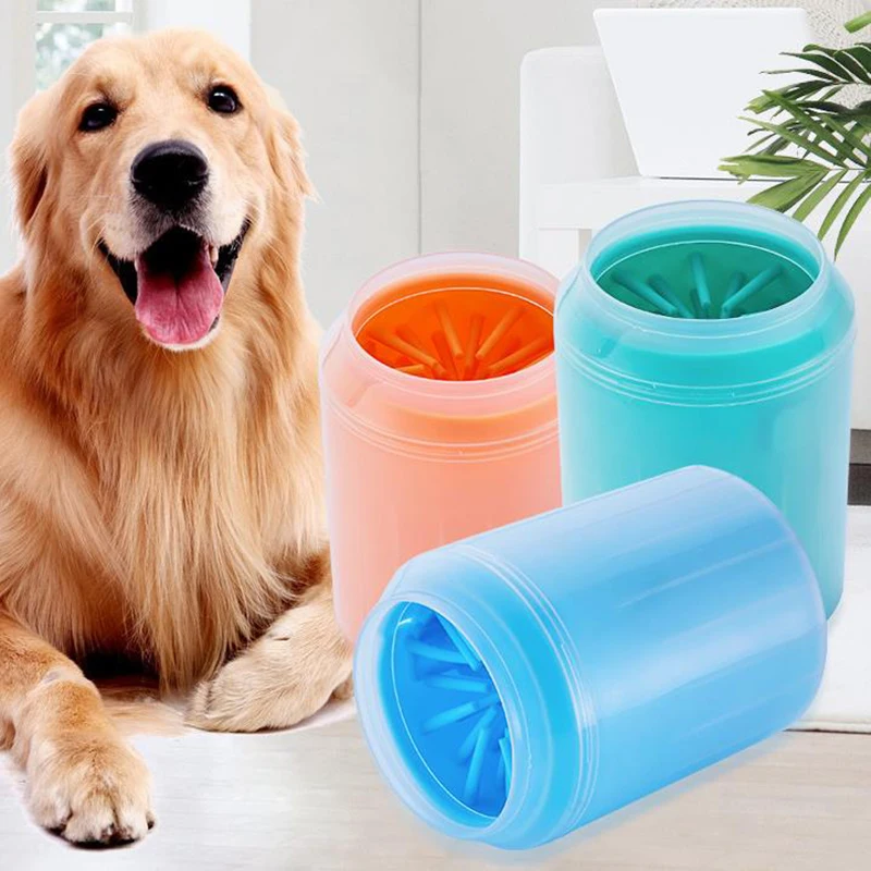 Pet Paw Cleaner Zachte Siliconen Voet Reinigingsborstel Draagbare Hond Handdoek Voet Wasmachine Schoonmaak Emmer Schoon Borstel Benodigdheden