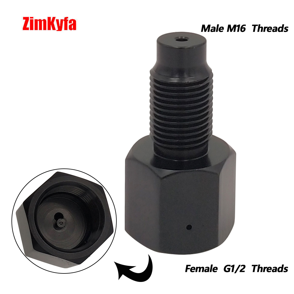 HPA CO2 0.825"-14NGO Tank To 88g 90g Output Disposable Cartridge Adapter M16x1.5 For Air Tool Accesorries
