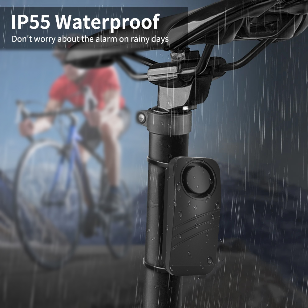 ONENUO-alarma inalámbrica para motocicleta, Control remoto, impermeable, antirrobo, para bicicleta eléctrica