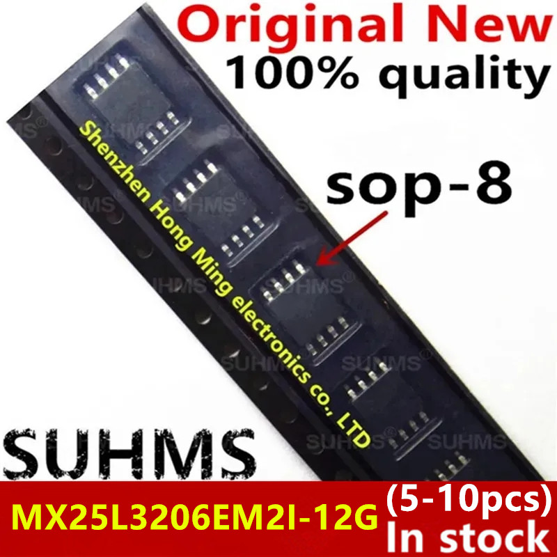(5-10 Stück) 100 % neu 25L3206E MX25L3206E MX25L3206EM2I-12G sop8