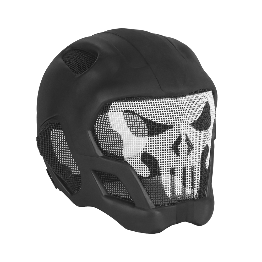Casco táctico de cara completa, máscara de Calavera, militar, caza, Airsoft, Paintball, casco protector, juego de guerra, seguridad del ejército, ligero