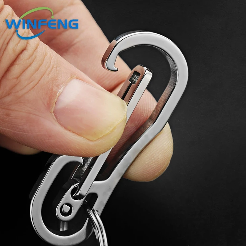 High Quality EDC Tools Keychain Portable Self Defense Stinger Keyring Outdoor Camping Emergency Survival Whistle Key Chain