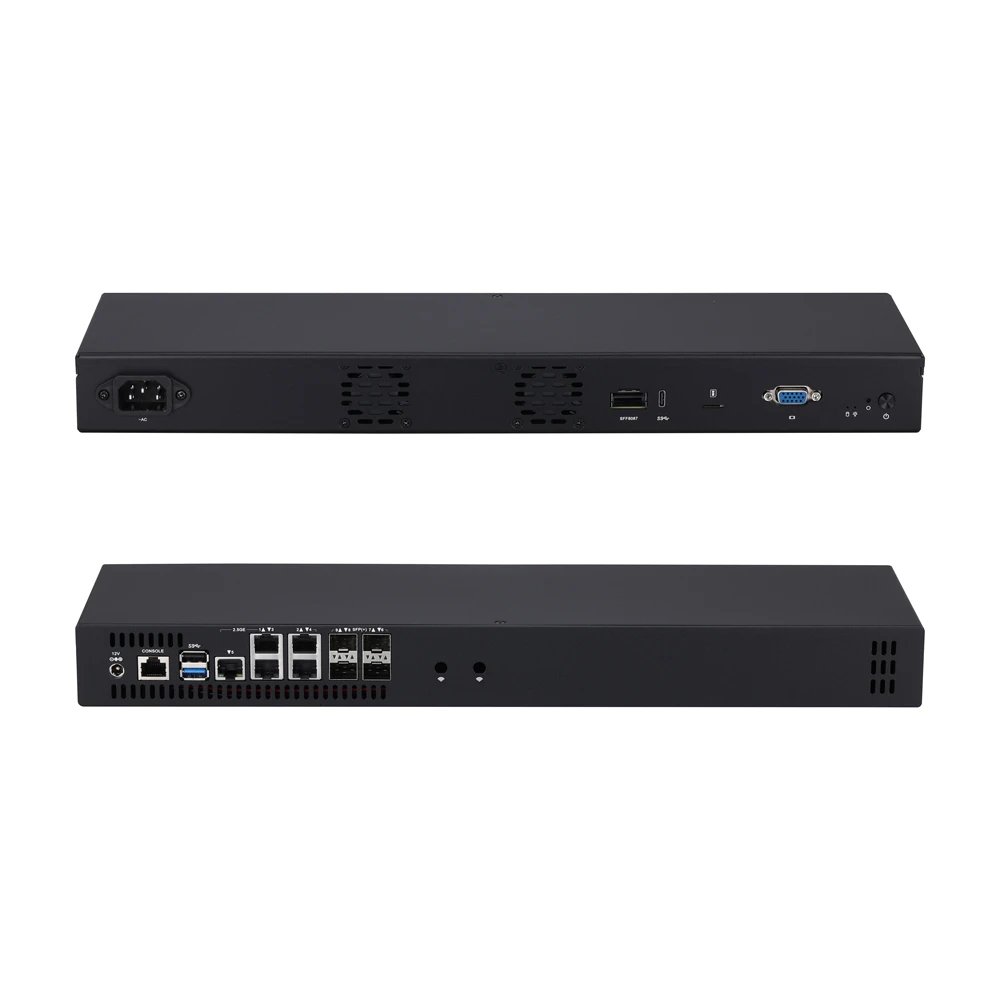 Q20300G9 1U Rack CPU Atom C3758R C3758 C3808 C3908, 4x 10G SFP+/5x Intel 2,5G LAN/consola/DDR4 RAM, enrutador Firewall Qotom