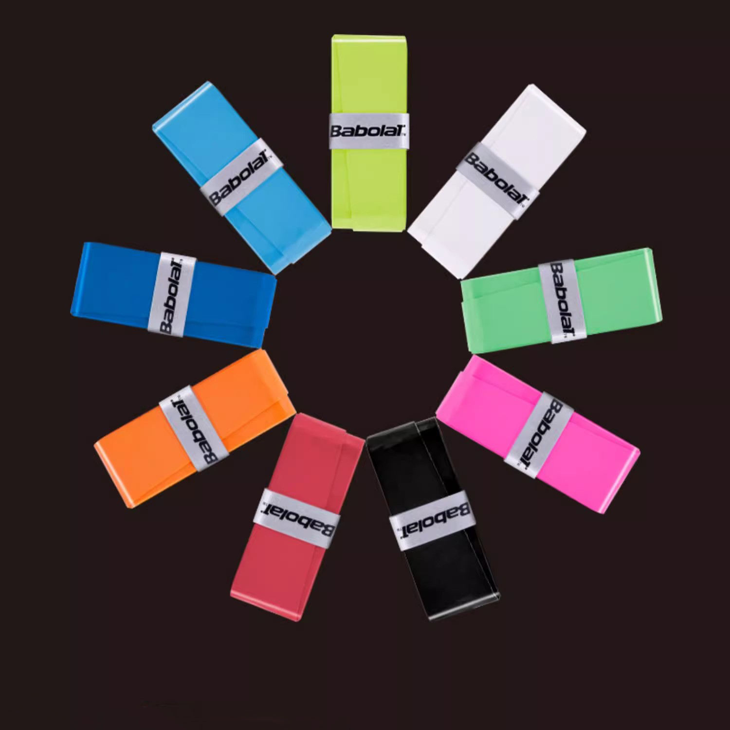 3 個バボラテニスオーバーグリップ粘着ラケットバドミントンラケットグリップ滑り止めハンドルグリップ Padel テニスグリップ汗止めバンド粘着ハンドル