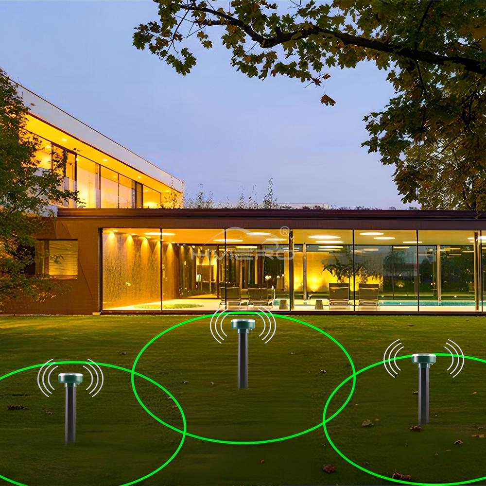 太陽電池式超音波忌避剤,げっ歯類忌避剤,屋外ランプ,裏庭,農場,害虫忌避剤,マウス,1,2,4,8