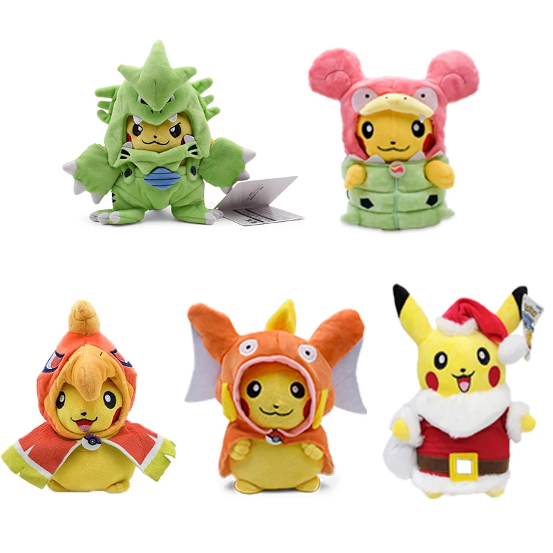 Игрушка для косплея Покемон Пикачу, Charizard Snorlax Garchomp, тиранит, гидригон, аниме Eevee Lapras, Мягкая Плюшевая Кукла морпеко, плюшевая кукла