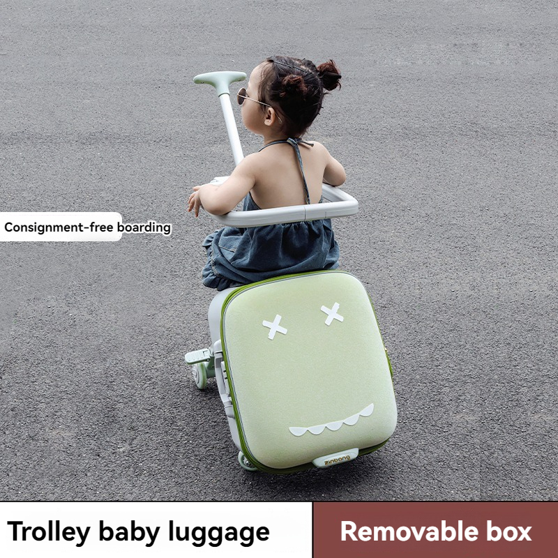 Porta-malas infantil de desenho animado, caixa de bebê, bolsa de viagem para crianças, carro de bebê dobrável de 20 polegadas