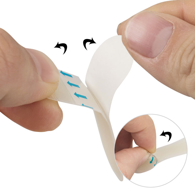 10pcs Eyebrow Tattoo Transfer Sticker Real Operation Skin Print Eye Brow Line Practice Permanent Silicone Tattoo Training Tool