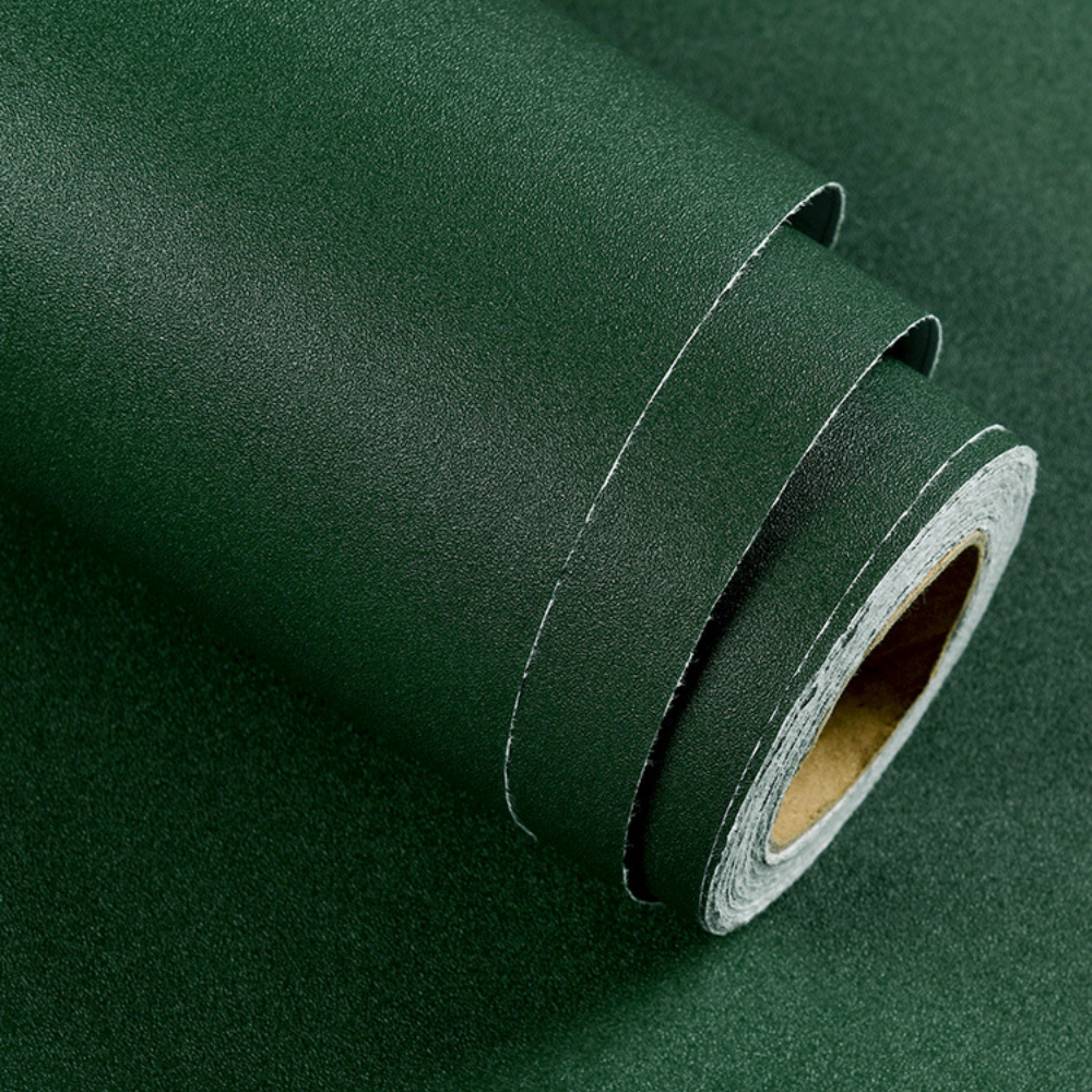 Papel de parede autoadesivo, cor sólida, série verde, à prova d'água, quarto, sala de estar, mesa, guarda-roupa, decoração de parede
