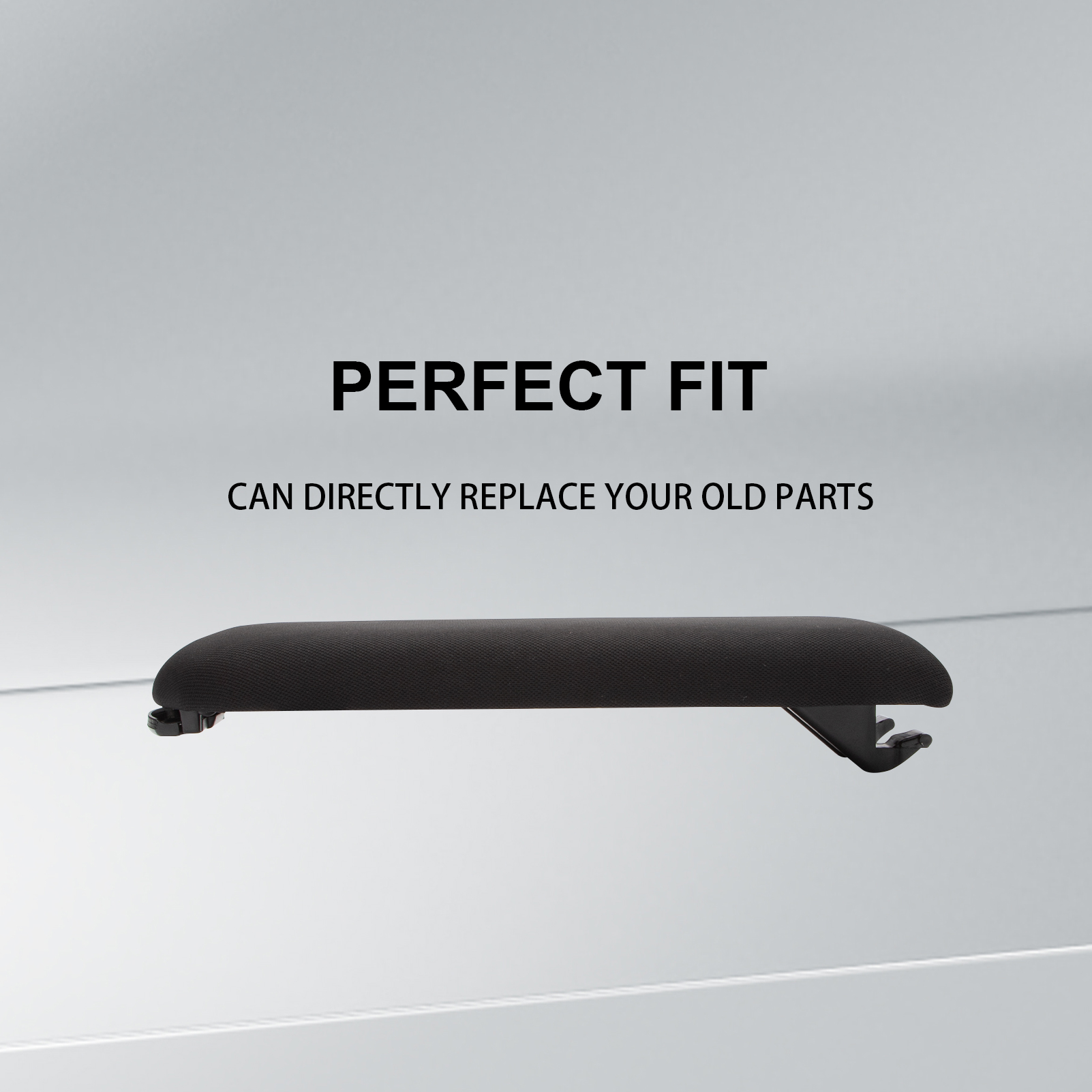Centre Console Armrest Lid Soft Fabric Armrest Cover Compatible with VW Jetta Golf 4 Mk4 Bora Polo 6R 9N 9N3