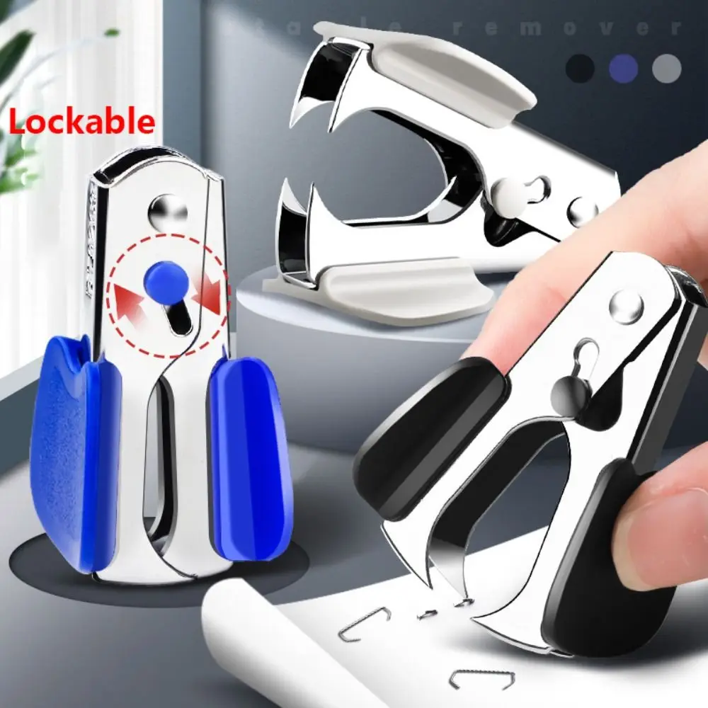 Portable Staple Remover Binding Supplies With Safe Lock Stapler Removal Machine Labor Saving Nail Out Extractor Puller Gift