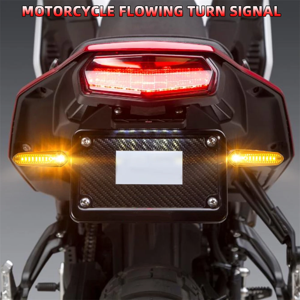 LED Turn Signal Light Running Water Lamp For YAMAHA MT07 Tenere 700 XJ6 FZ6 MT09 Tracer 900 MT10 MT03 FZ25 Indicator Directional