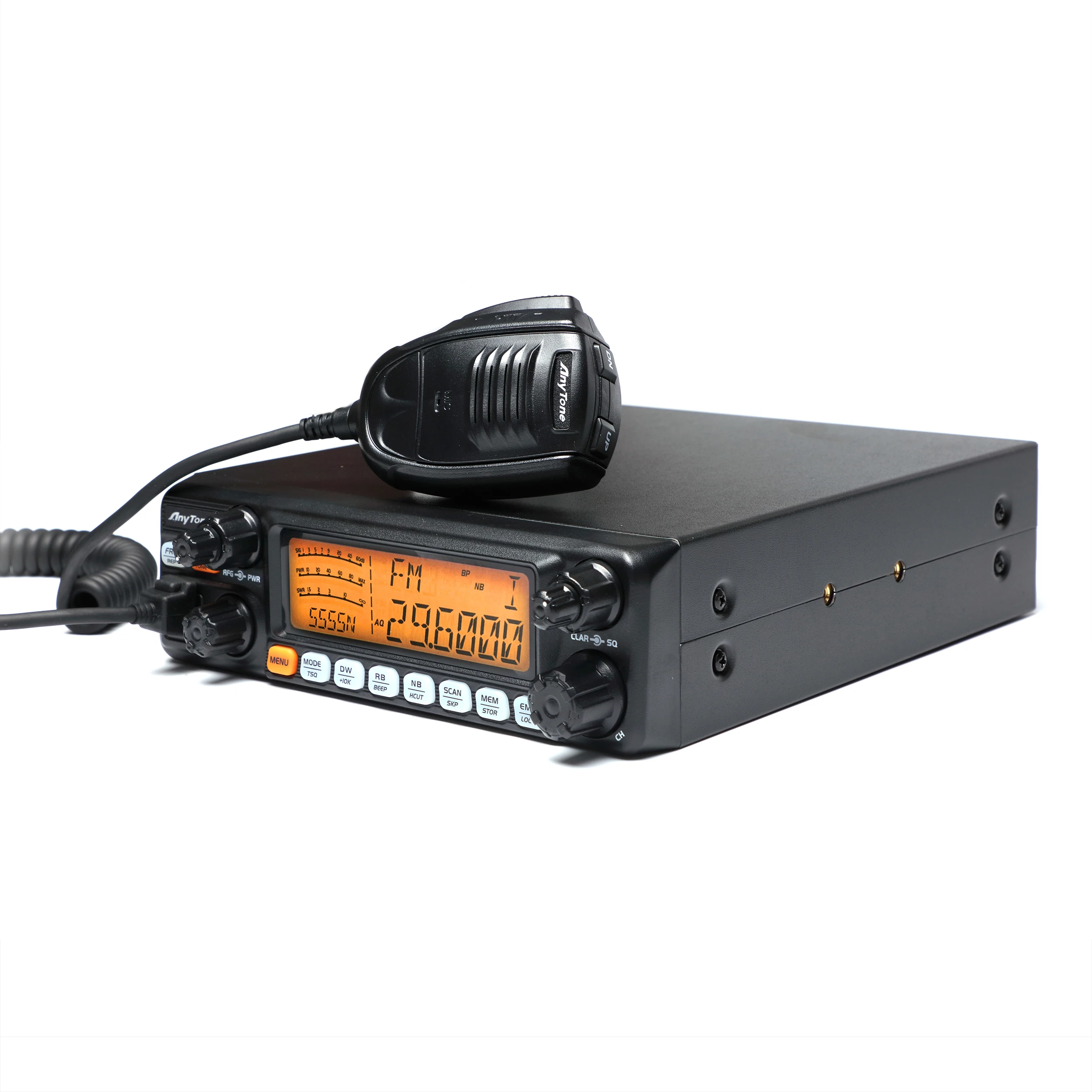 Anytone AT-5555N ii 28,000-29,700 mhz radio ctcss/dcs cw ssb 40 kanal mobile trans ceive hohe leistung 60w am pep ssb 50w fm