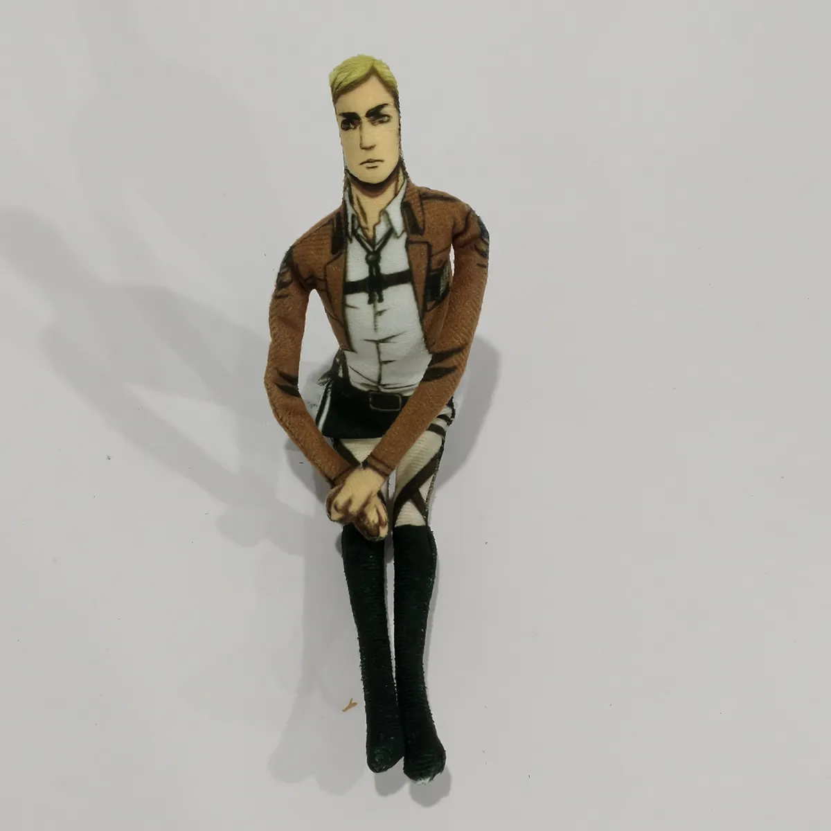 Anime Attack On Titan Eren Jaeger Cosplay Plush Doll Body Wire Skeleton Action Stuffed Dolls Accessories Ornament Gifts