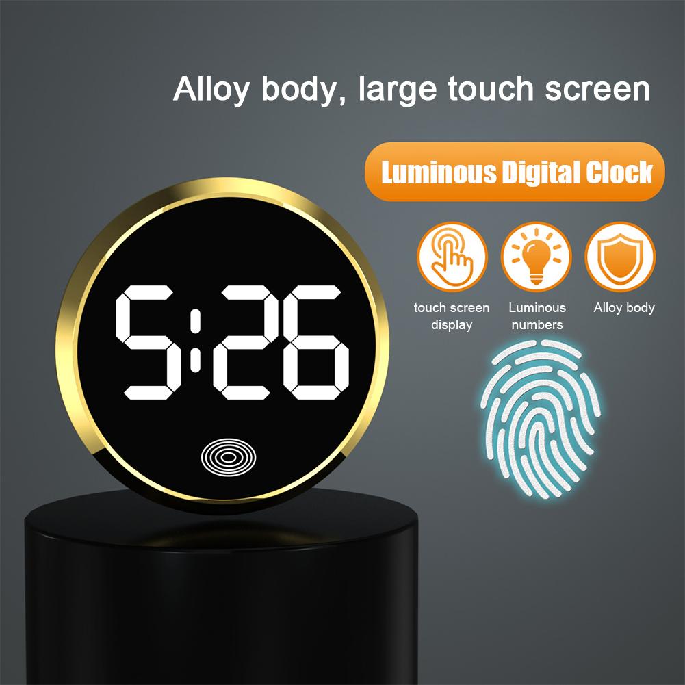 Relógio de carro led luminoso automóveis interno stick-on mini relógios digitais ornamento automático acessórios do carro