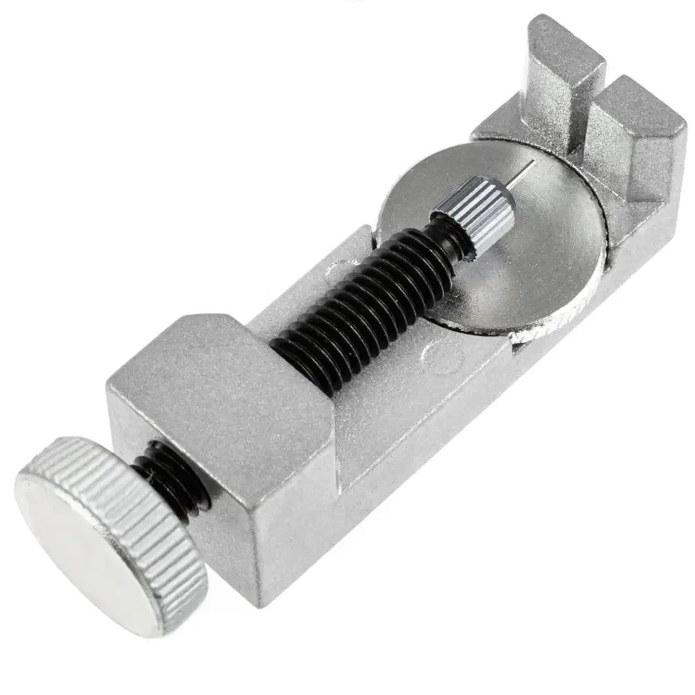 Kit di strumenti di riparazione per la rimozione dei perni di collegamento del cinturino dell'orologio per orologiai con confezione da 3 set di barre a molla per la rimozione della sostituzione dei perni extra