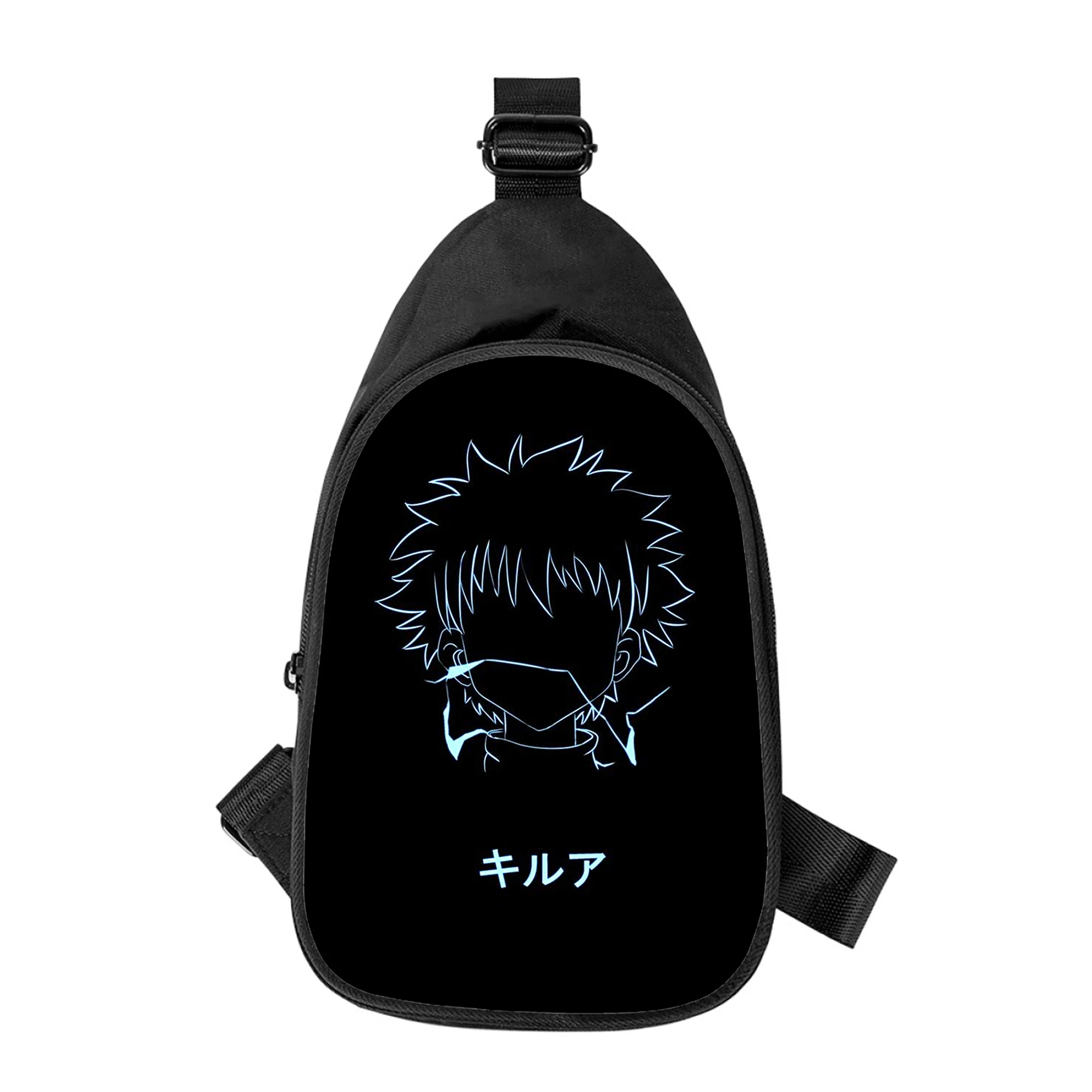 Hunter × Jäger Killua Zoldyck 3d neue Männer Kreuz Brusttasche diagonal Frauen Umhängetasche Ehemann Schule Hüft tasche männliche Brust packung
