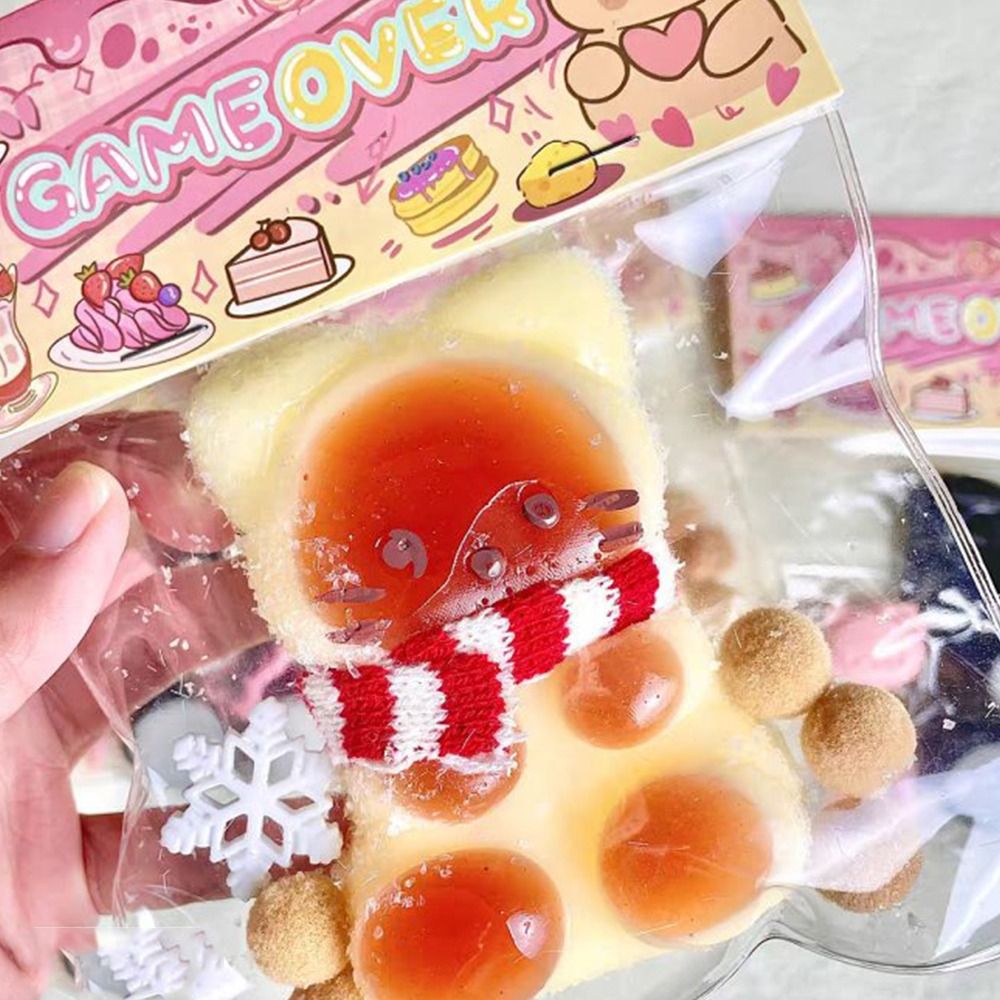 Tpr減圧そわそわおもちゃ、かわいい猫、漫画のクマ、おもちゃ、感覚玩具、ラムフィジェット