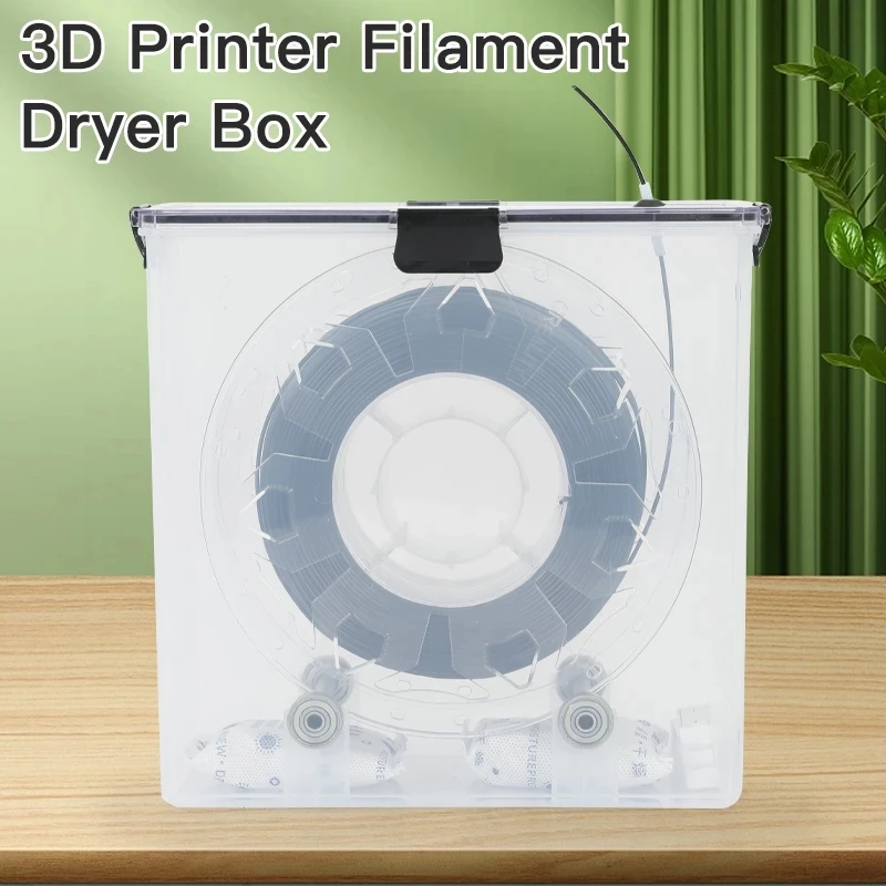 Peças de impressora 3d caixa secadora de filamento hermética e resistente à umidade monitoramento em tempo real para ferramentas de impressora 3d caixa de armazenamento titular