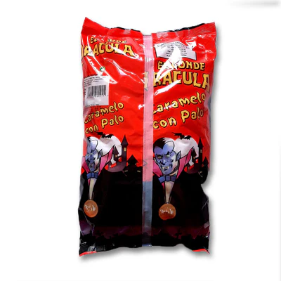 Chupa Chups Drácula Halloween Sabor Famoso 200 Unds Sin Gluten