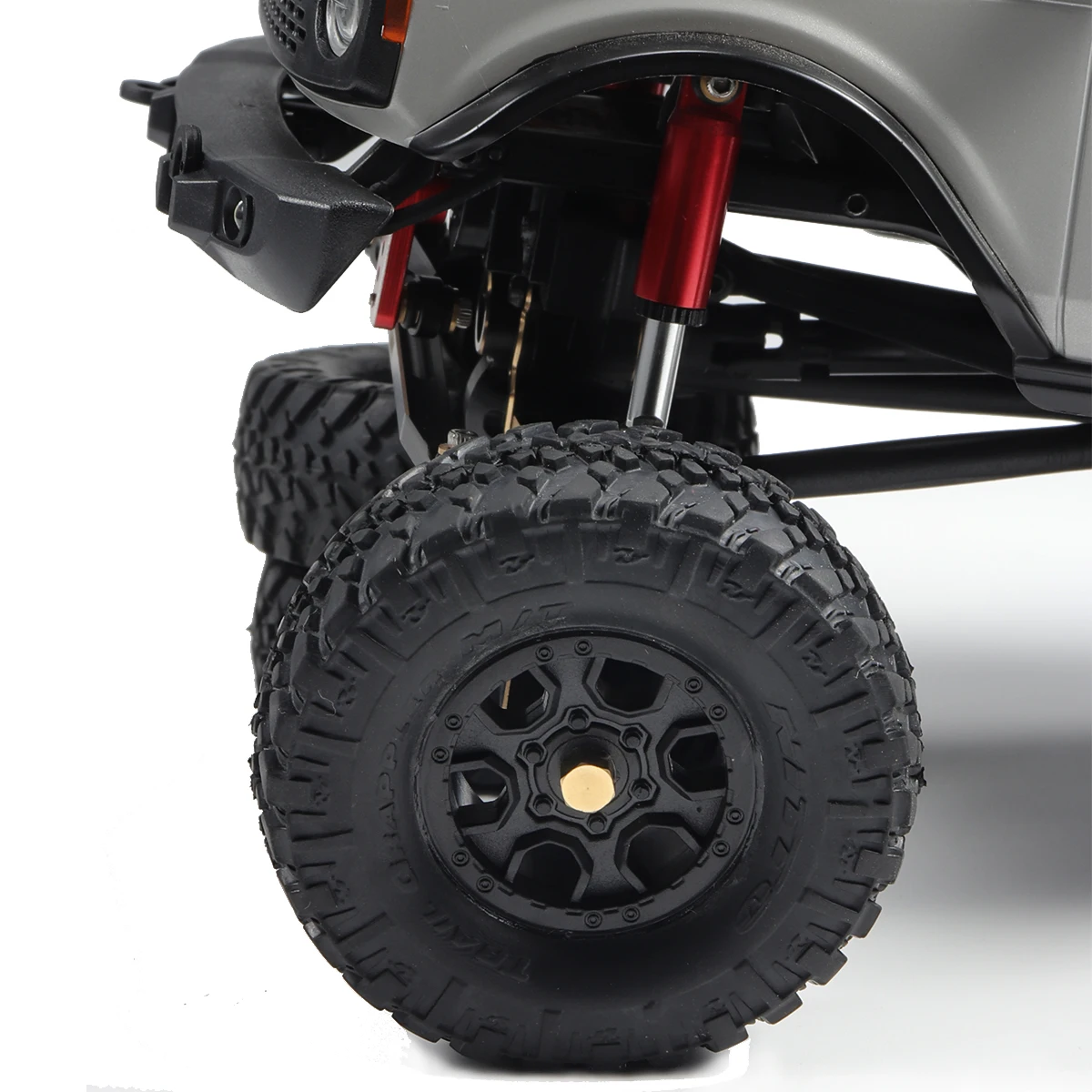 CNC Brass 7mm Hex Hub Extenders with Nuts for 1/24 RC Crawler Car SCX24 C10 Gladiator Bronco AX24 1.0 Inch Wheel Rims Upgrade